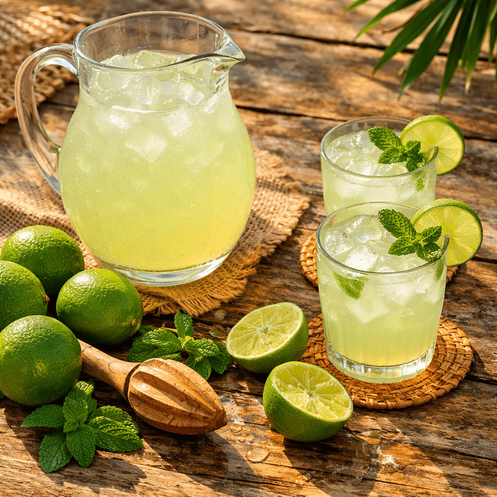 Fresh island limes and hand-made limeade — the original family recipe